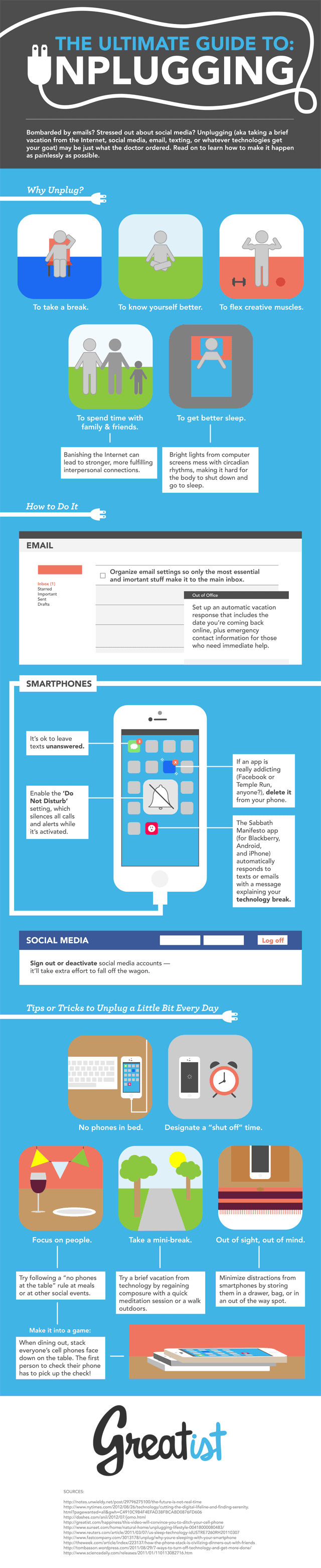 Ultimate Guide to Unplugging Infographic