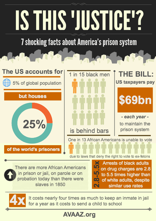 American Prison System Infographic