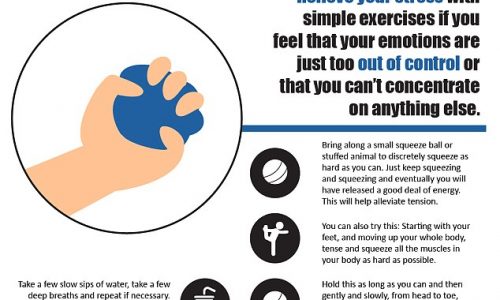 How to Relieve Flying Anxiety Infographic
