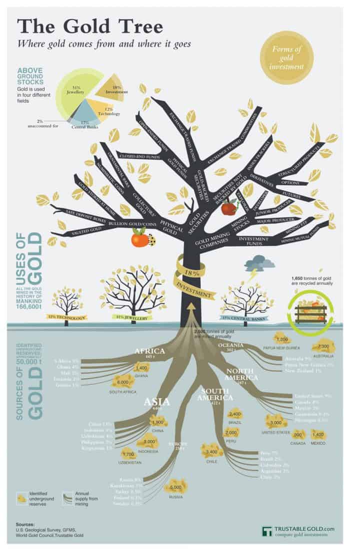 Gold Tree Infographic
