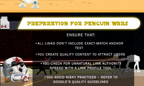Google's Return of the Penguin Infographic