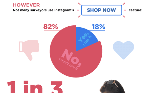 Infographic that analyzes fashion impact of Instagram.