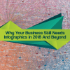 title image header for why your business still needs infographics in 2018