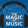 magic of music header showing headphones and music notes