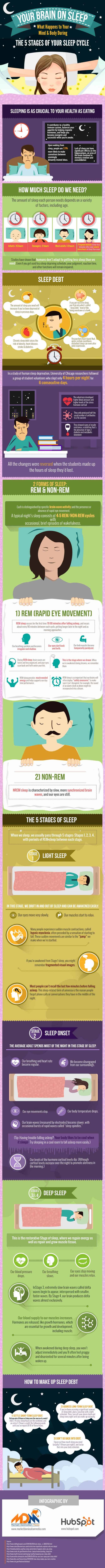 infographic on how much sleep you need to remain healthy