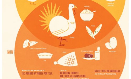 thanksgiving comparison infographic